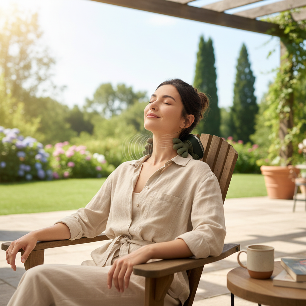 Bionic Finger Neck Shoulder Massager Wireless Neck Cervical Trapezius Kneading Massage Shawl Brushless Motor Neck masajeador